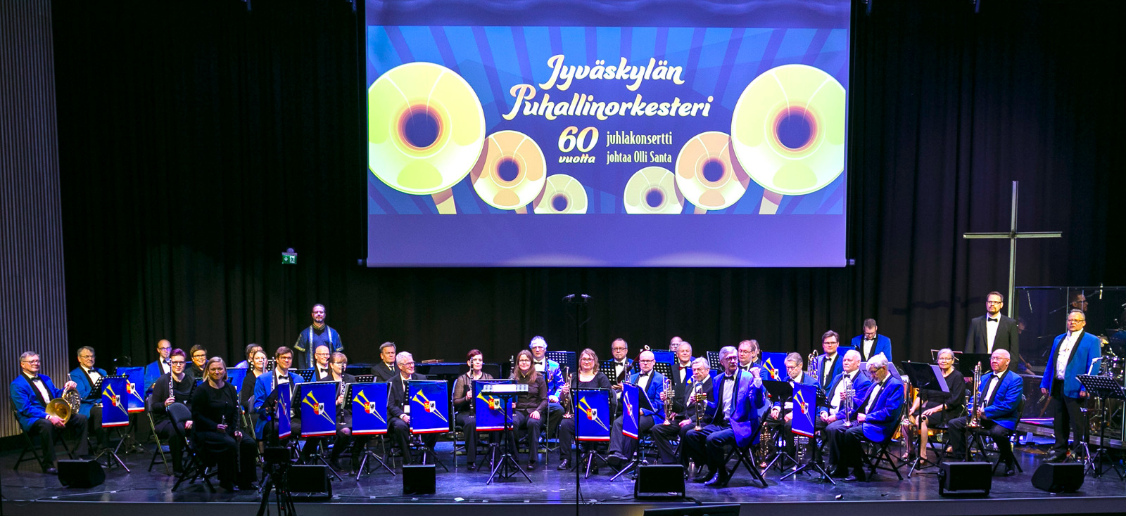 Jyväskylän Puhallinorkesterin 60 vuotta juhlakonsertin kokoonpano